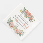 Psalm 121: 1,2 bevordering van de bijbelse Waterve Servet (Hoek)