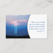 Psalm 121; 1-2 | CHRISTELIJK INSPIREREND Visitekaartje (Achterkant)