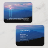 Psalm 121; 1-2 - Christelijk Visitekaartje (Voorkant / Achterkant)