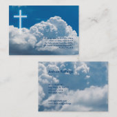 psalm 121; 1-2 - Christelijk Visitekaartje (Voorkant / Achterkant)