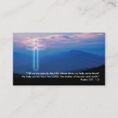 Psalm 121; 1-2 | CHRISTELIJK Visitekaartje (Voorkant)