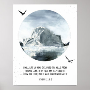 Psalm 121:1-2 ik tilt mijn ogen op, bijbelprijsopg poster