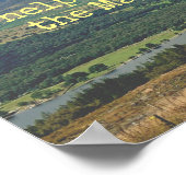 Psalm 121:1-2 inspirerend poster voor de bergen (Hoek)