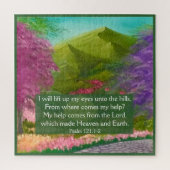 psalm 121:1-2 legpuzzel (Verticaal)