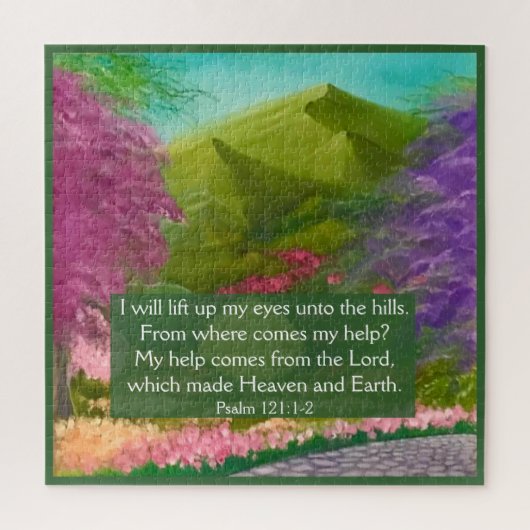psalm 121:1-2 legpuzzel (Verticaal)