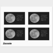 Psalm 121:1-2 Maan Christelijke Sticker (Vel)