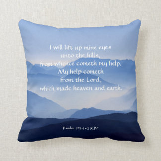 Psalm 121:1-2 Mijn hulp komt van de LORD Kussen