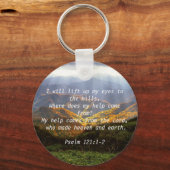 psalm 121:1-2 sleutelhanger (Voorkant)