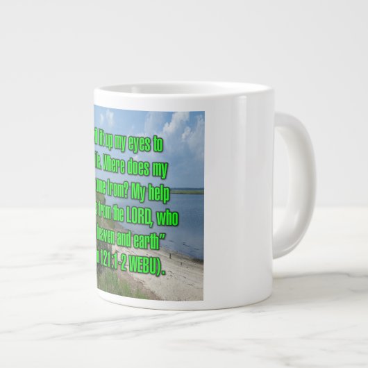 Psalm 121:1-2 WEBU Mok (Voorkant rechts)