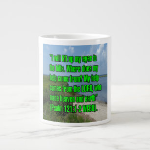 Psalm 121:1-2 WEBU Mug Grote Koffiekop