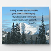 Psalm 121:1 Ik zal mijn ogen optillen... Fotoplaat (Voorkant)