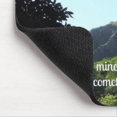 Psalm 121:1 Ik zal mijn ogen optillen naar de mijn Muismat (Hoek)