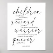 Psalm 121:3-5 poster (Voorkant)