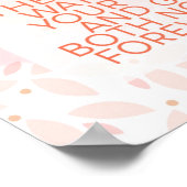 Psalm 121:7-8 Heer zal u tegen Harm houden Poster (Hoek)