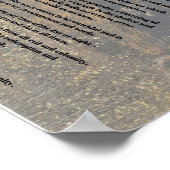 Psalm 121-beschermingsverklaring Poster (Hoek)