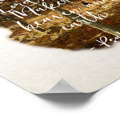 Psalm 121 Bijbeltekst Muur Kunst Schriftuur Afdruk Poster (Hoek)