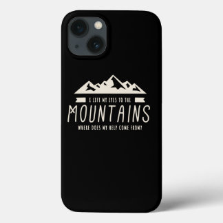 Psalm 121 Christelijke Bijbelverse bergen Case-Mate iPhone Case