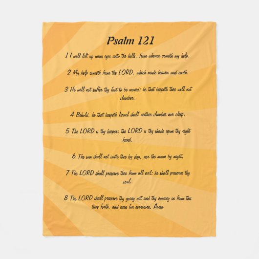 Psalm 121 deken (Voorkant)