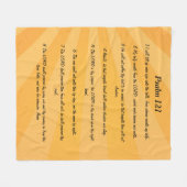 Psalm 121 deken (Voorkant (Horizontaal))