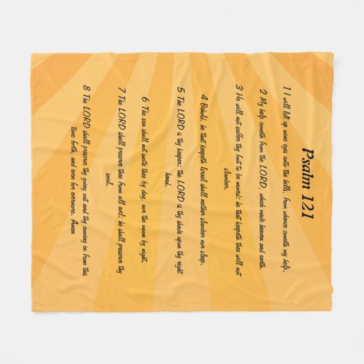 Psalm 121 deken (Voorkant (Horizontaal))