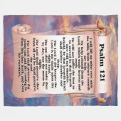 PSALM 121 FLEECE DEKEN (Voorkant (Horizontaal))