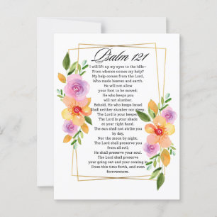 Psalm 121 Geometrisch Lijst Briefkaart