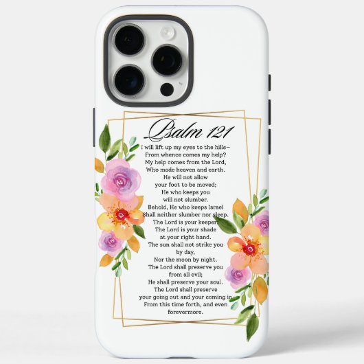 Psalm 121 Geometrisch Lijst Case-Mate iPhone Case (Achterkant)