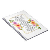 Psalm 121 Geometrisch Lijst Notitieboek (Rechterzijde)