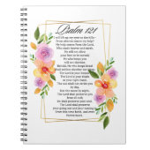 Psalm 121 Geometrisch Lijst Notitieboek (Voorkant)