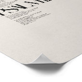 Psalm 121: "Ik hef mijn ogen op naar de bergen" Poster (Hoek)