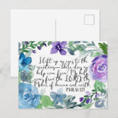 Psalm 121 Ik til mijn ogen op Briefkaart (Voorkant / Achterkant)