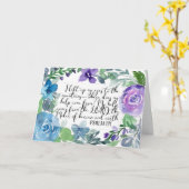 Psalm 121 Ik til mijn ogen op Kaart (Gele Bloem)