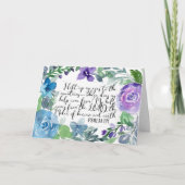 Psalm 121 Ik til mijn ogen op Kaart (Voorkant)