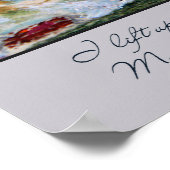 Psalm 121 Ik tilt mijn ogen op naar het heuvelland Poster (Hoek)