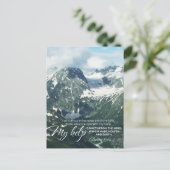 Psalm 121 Ik zal mijn ogen optillen naar de heuvel Briefkaart (Staand voorkant)