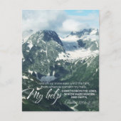 Psalm 121 Ik zal mijn ogen optillen naar de heuvel Briefkaart (Voorkant)