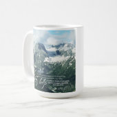 Psalm 121 Ik zal mijn ogen optillen naar de heuvel Koffiemok (Voorkant links)