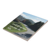 Psalm 121 Ik zal mijn ogen optillen naar de heuvel Tegeltje (Zijkant)