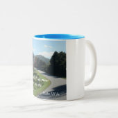 Psalm 121 Ik zal mijn ogen optillen naar de heuvel Tweekleurige Koffiemok (Voorkant rechts)