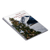 Psalm 121 Kerstboom Bergen Notitieboek (Rechterzijde)