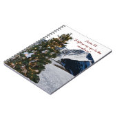 Psalm 121 Kerstboom Bergen Notitieboek (Linkerzijde)
