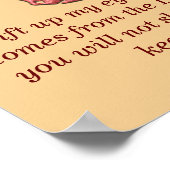 Psalm 121 - Kunstdruk Poster (Hoek)