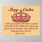 Psalm 121 - Kunstdruk Poster (Voorkant)