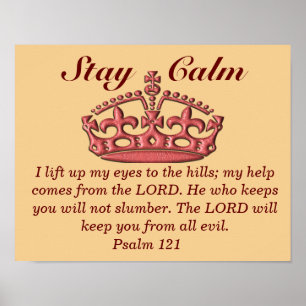 Psalm 121 - Kunstdruk Poster