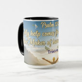 Psalm 121 Mijn hulp komt van de Heer - Mok (Voorkant links)