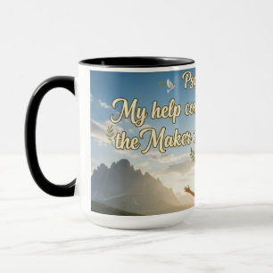 Psalm 121 Mijn hulp komt van de Heer - Mok