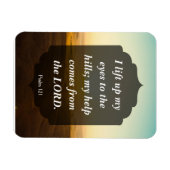 Psalm 121 - mijn hulp komt van de LORD Magneet (Horizontaal)