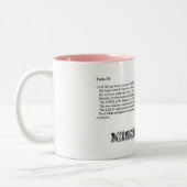 psalm 121, MISSIONAIR Tweekleurige Koffiemok (Links)