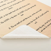 Psalm 121 sherpa blanket sherpa deken (3/4)