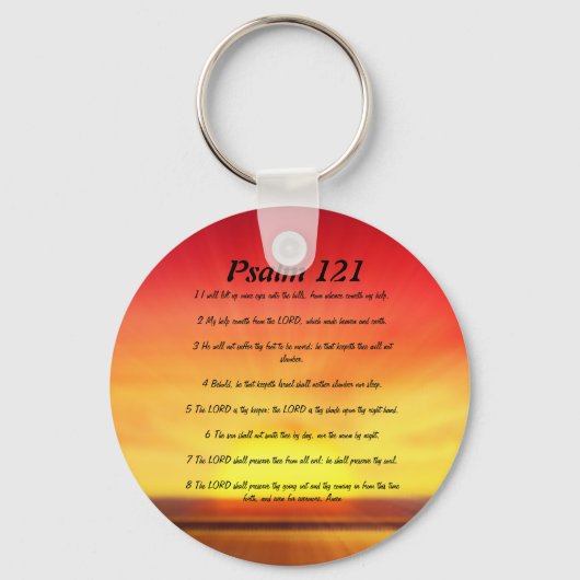 Psalm 121 sleutelhanger (Voorkant)